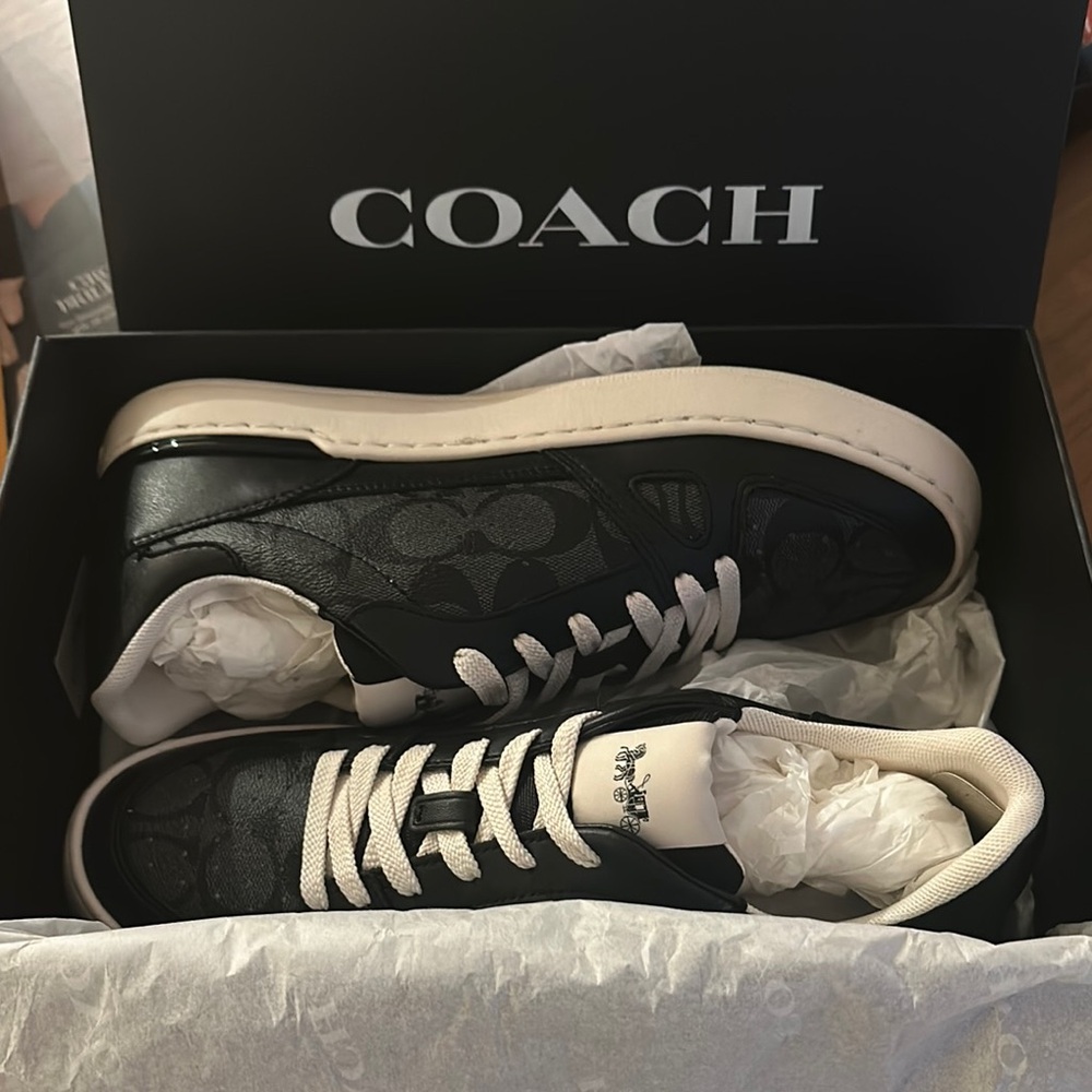 Coach | Signature Black Sneakers | men’s 41